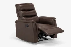 Mor Furniture Forte Recliner In Dark Brown