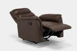 Mor Furniture Forte Recliner In Dark Brown