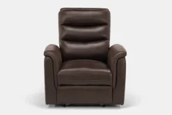 Mor Furniture Forte Recliner In Dark Brown