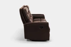 Mor Furniture Forte Reclining Sofa In Dark Brown
