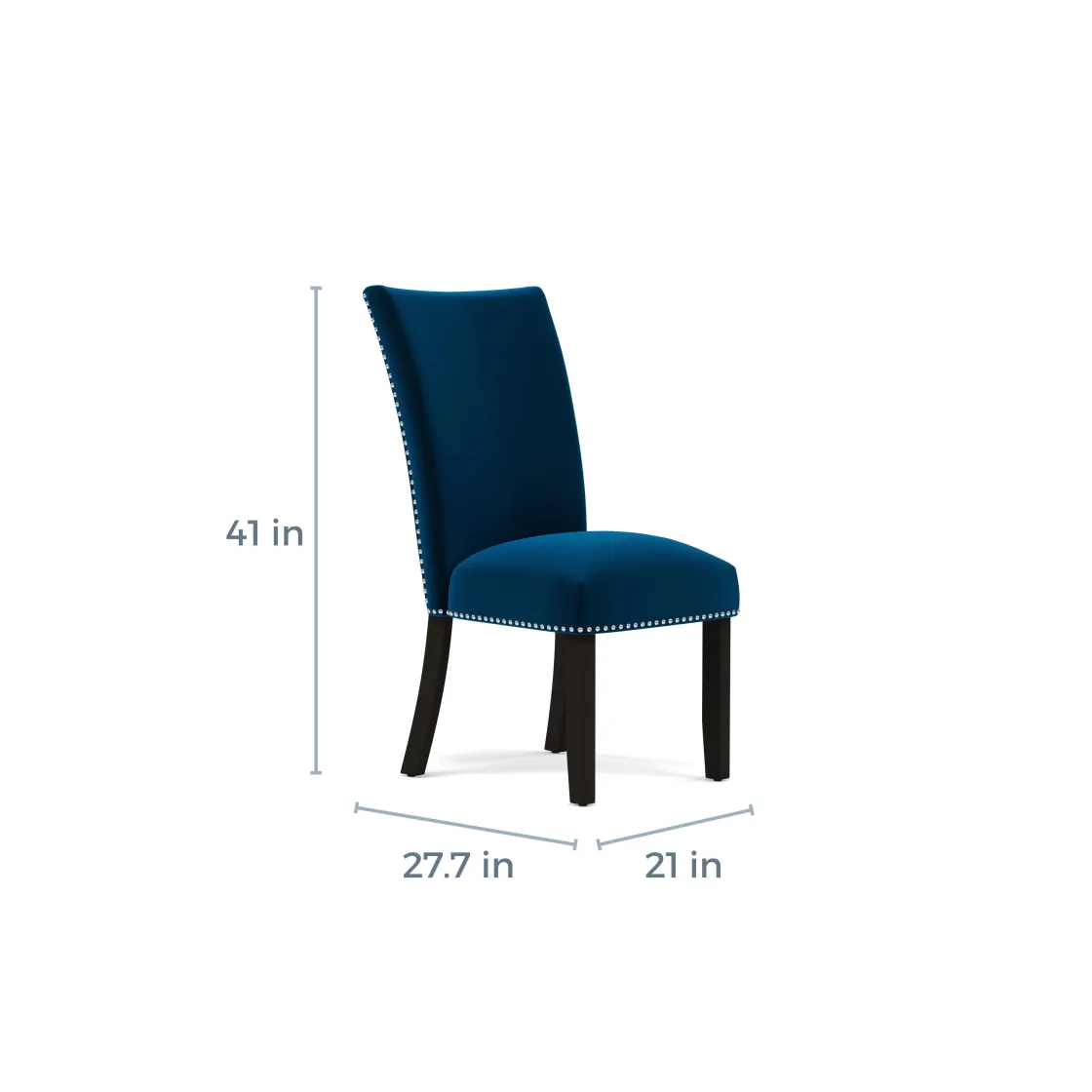 Mor Furniture Francisco Side Chair In Gray