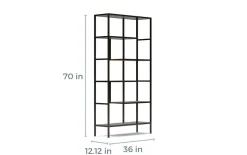 Mor Furniture Frankwell Tall Bookcase In Brown