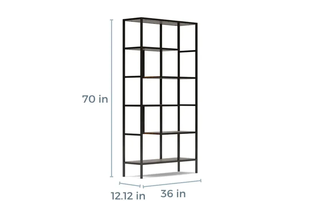 Mor Furniture Frankwell Tall Bookcase In Brown