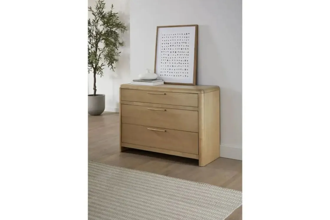 Mor Furniture Furano 3 Drawer Bachelors Chest In Ginger
