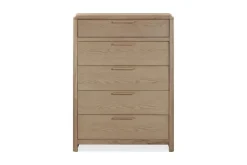 Mor Furniture Furano 5 Drawer Chest In Ginger