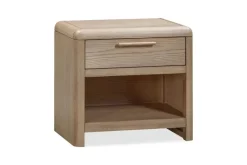 Mor Furniture Furano Channel Upholstered Panel Bed, Dresser, Mirror & Nightstand In Ginger, Full
