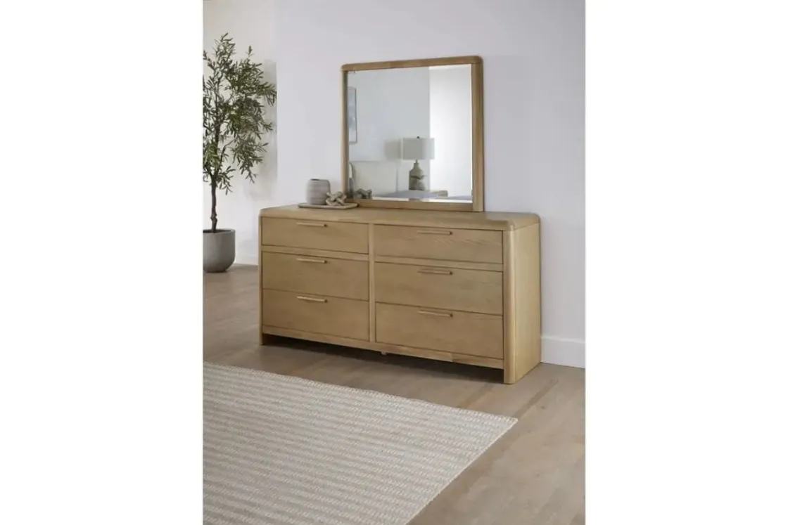 Mor Furniture Furano Mirror In Ginger