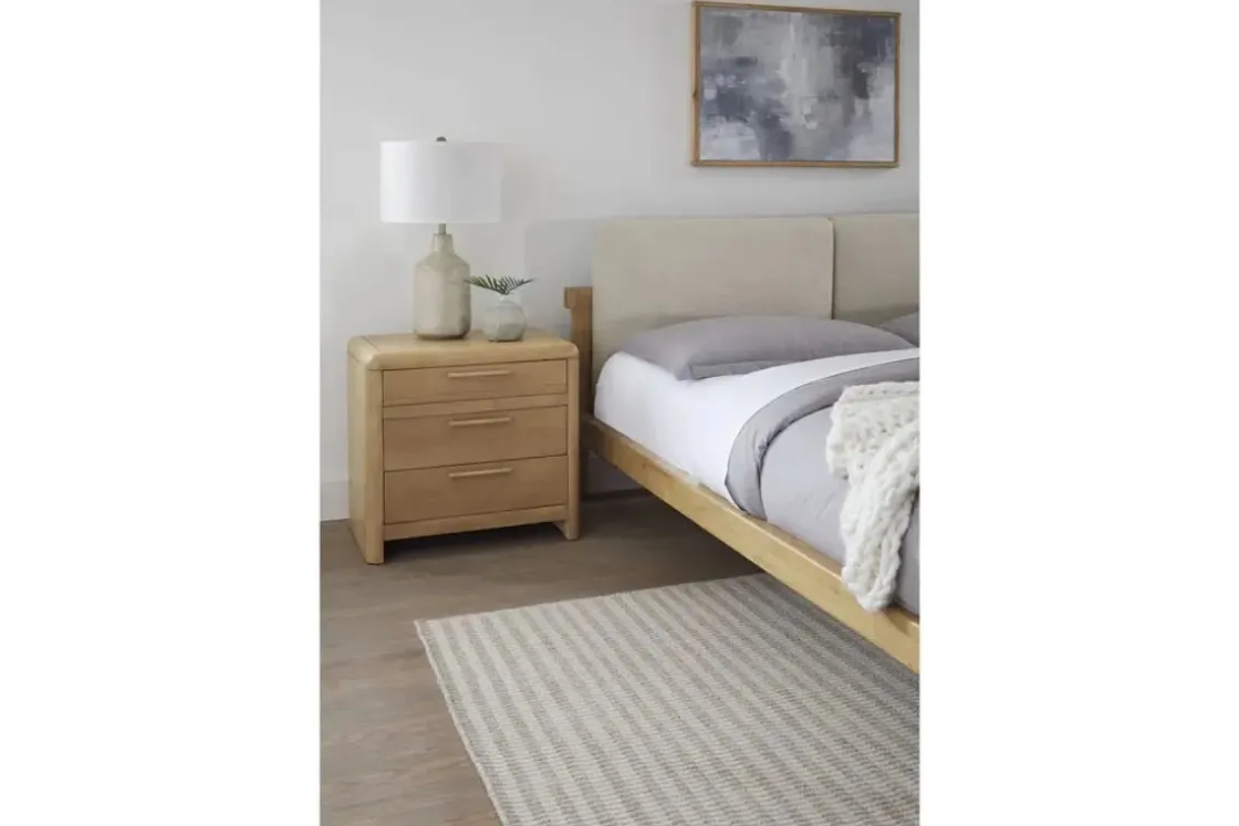 Mor Furniture Furano Nightstand In Ginger