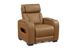 Mor Furniture Gallington 2 Power Recliner In Brown