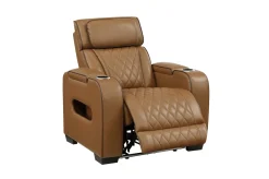 Mor Furniture Gallington 2 Power Recliner In Brown