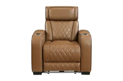 Mor Furniture Gallington 2 Power Recliner In Brown