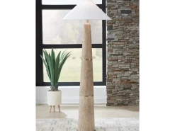 Mor Furniture Gasparleigh Floor Lamp In Natural Brown