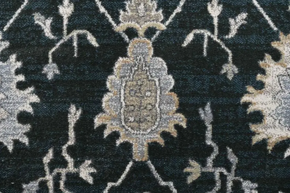 Mor Furniture Gatsby Monroe Rug In Green/Cream, 5’ X 7’