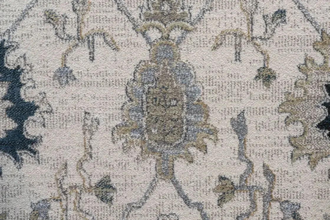 Mor Furniture Gatsby Regent Rug In Ivory & Green, 5’ X 7’