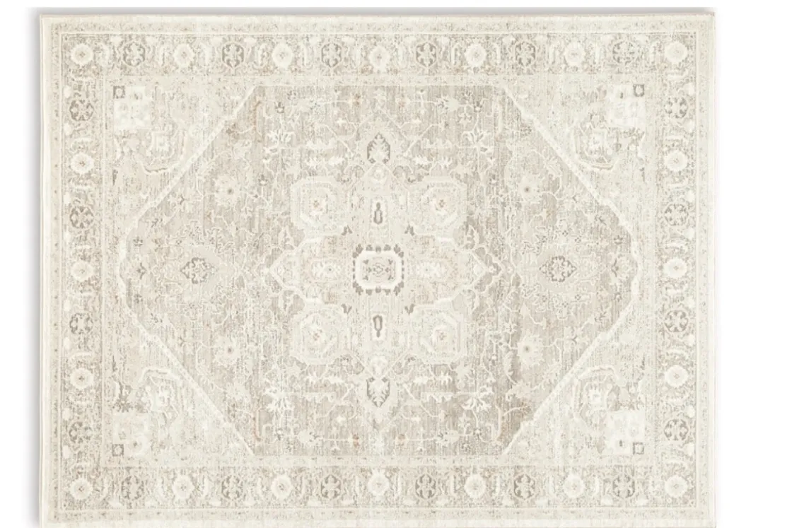 Mor Furniture Gatwell Rug In Ivory/Gray/Tan, 8’ X 10’
