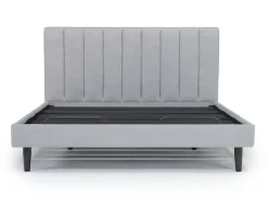 Mor Furniture Gavin Upholstered Adjustable Foundation Bed In Charcoal, Full