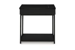 Mor Furniture Gemmet Accent Table In Black