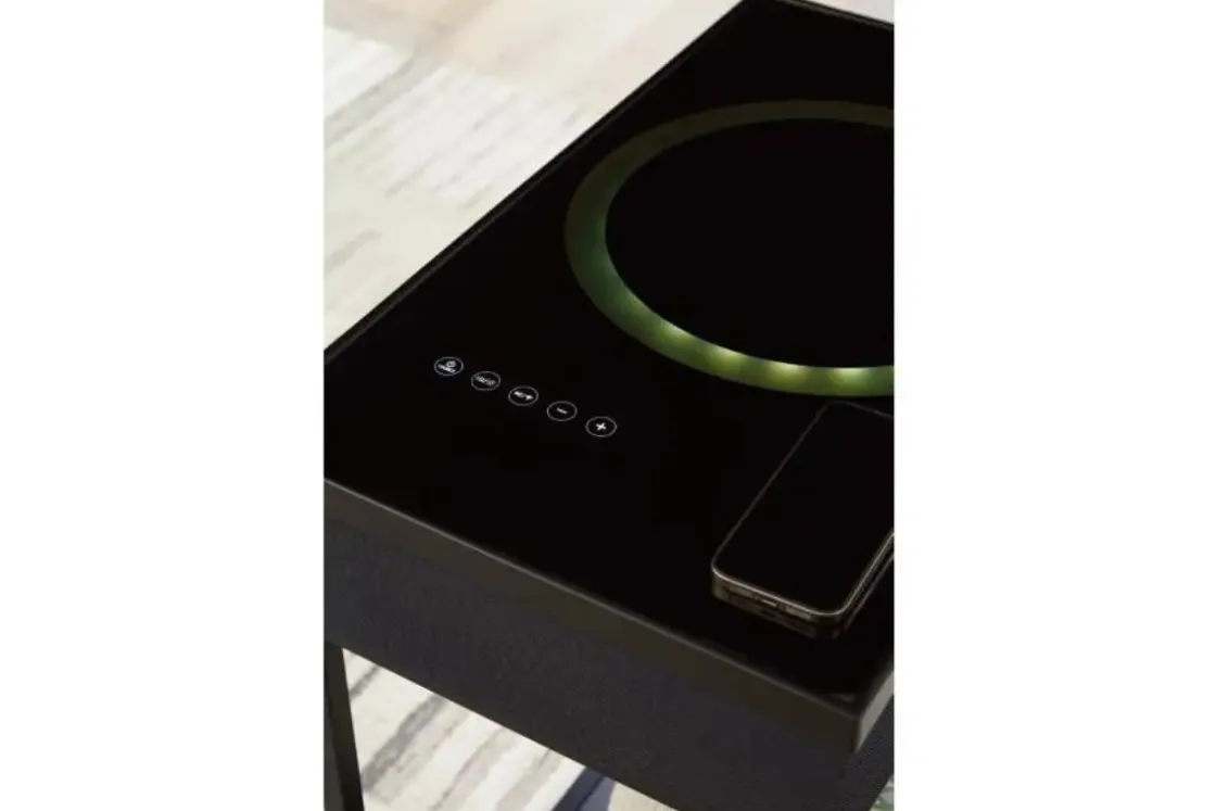 Mor Furniture Gemmet Accent Table In Black