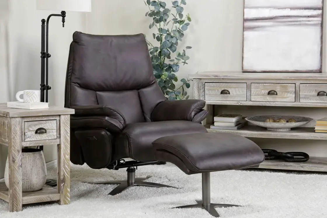 Mor Furniture Geneva Chair & Ottoman In