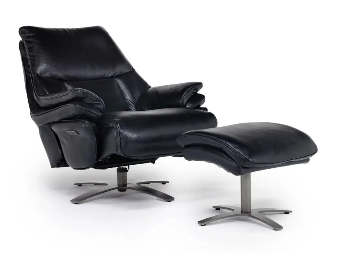 Mor Furniture Geneva Chair & Ottoman In
