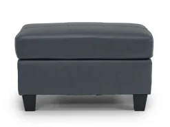 Mor Furniture Genoa Ottoman In Leather