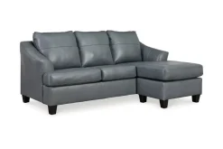Mor Furniture Genoa Sofa Chaise In Coconut Leather