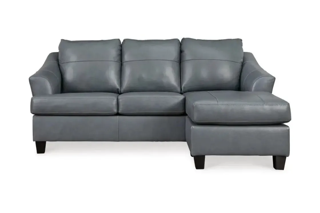 Mor Furniture Genoa Sofa Chaise In Coconut Leather
