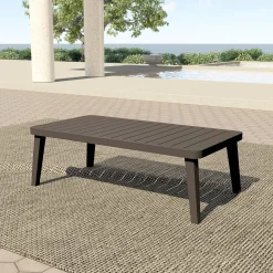 Mor Furniture Genova Outdoor Coffee Table In Brown