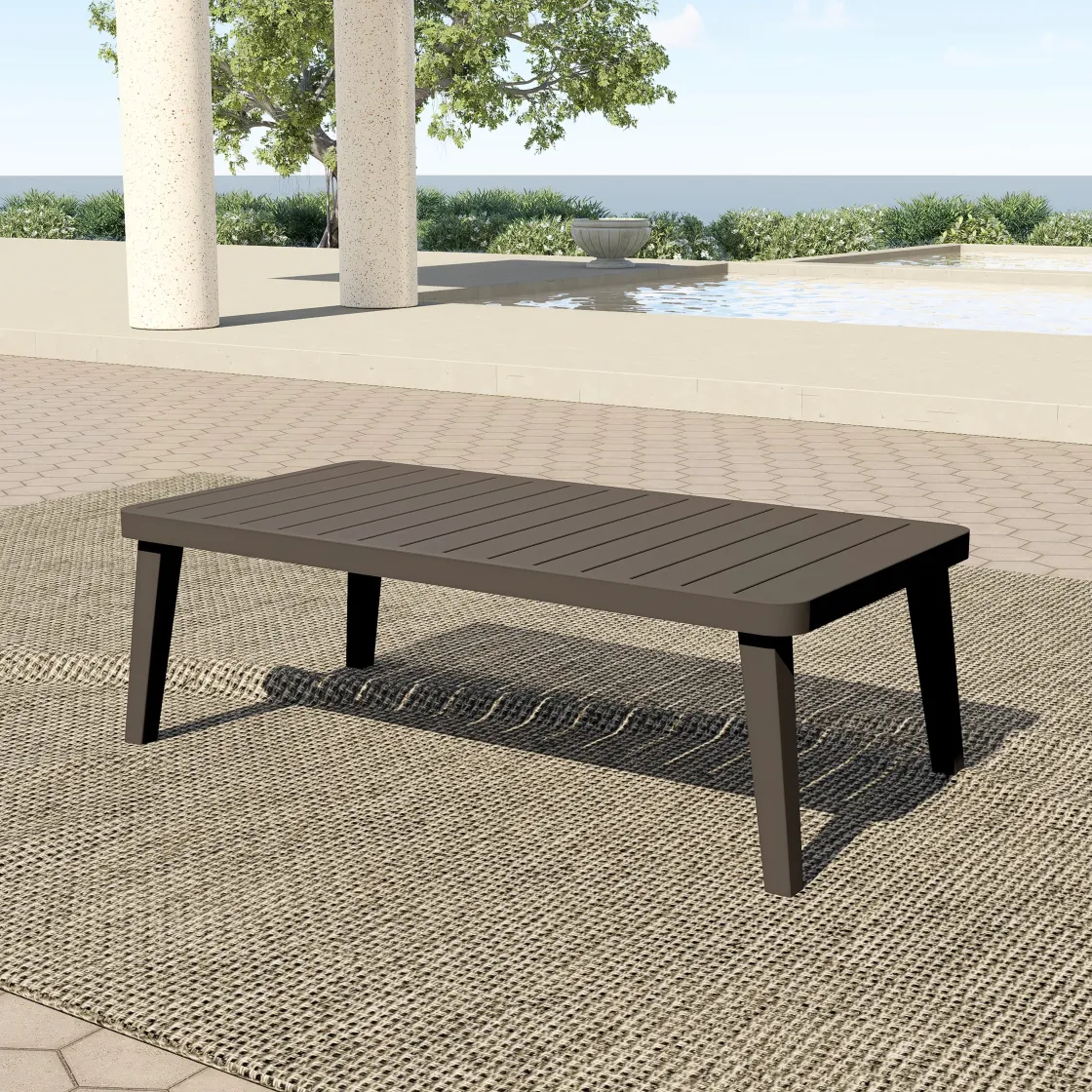 Mor Furniture Genova Outdoor Coffee Table In Brown