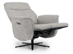 Mor Furniture Gentry Power Swivel Recliner In Gellar Birch
