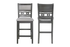 Mor Furniture Gia Counter Height Stool In Gray, Set Of 2