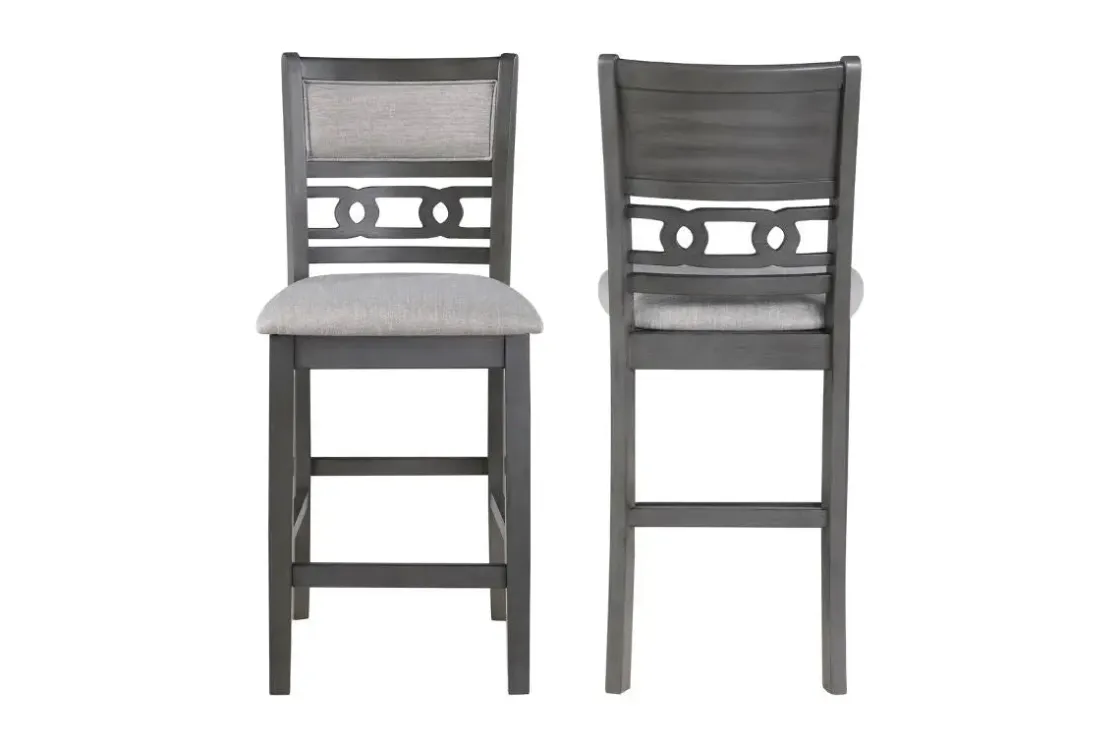Mor Furniture Gia Counter Height Stool In Gray, Set Of 2