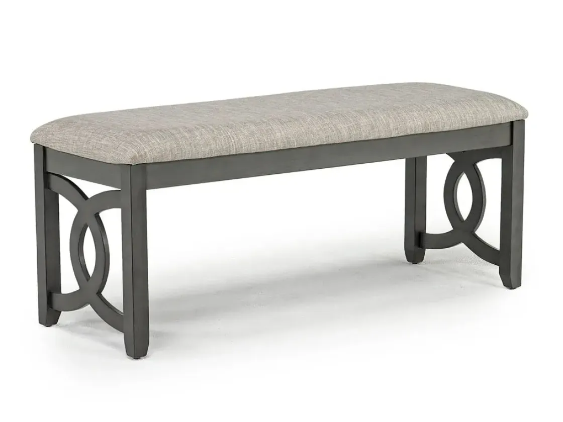 Mor Furniture Gia Dining Bench In Dark Brown