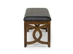 Mor Furniture Gia Dining Bench In Dark Brown
