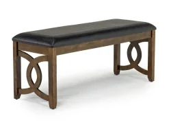 Mor Furniture Gia Dining Table, 4 Chairs & Bench In Light Brown