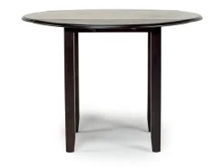 Mor Furniture Gia Extendable Round Dining Table & 2 Chairs In Dark Brown