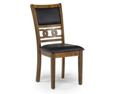 Mor Furniture Gia Extendable Round Dining Table & 2 Chairs In Dark Brown