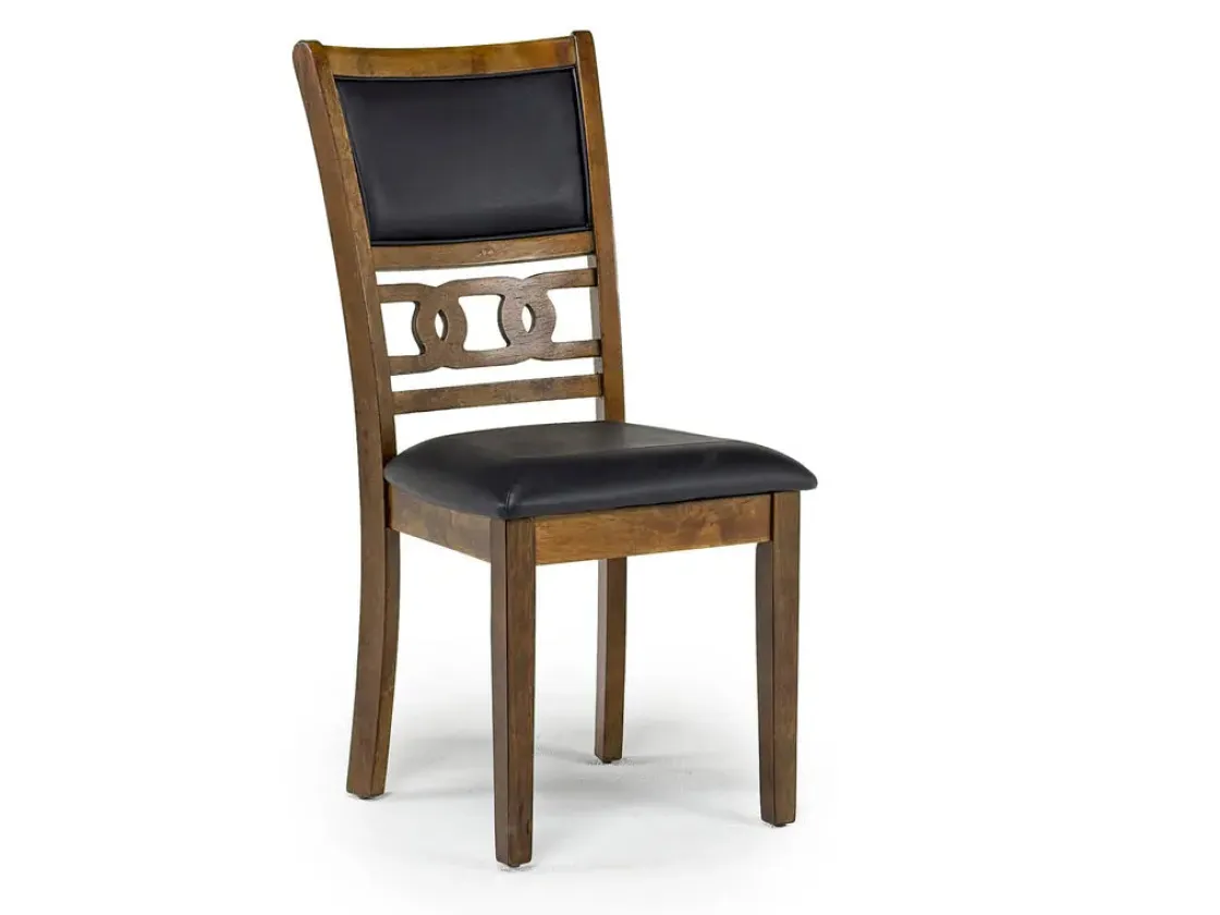 Mor Furniture Gia Extendable Round Dining Table & 2 Chairs In Dark Brown