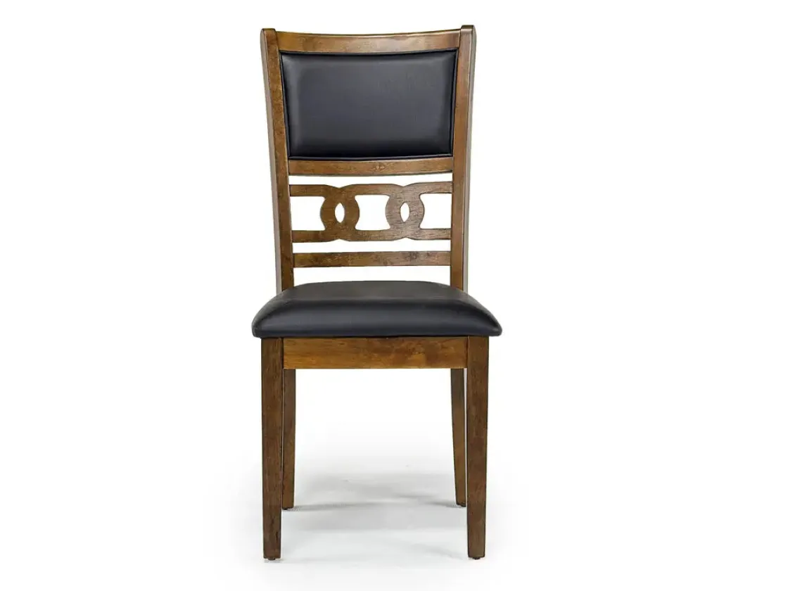 Mor Furniture Gia Extendable Round Dining Table & 2 Chairs In Dark Brown