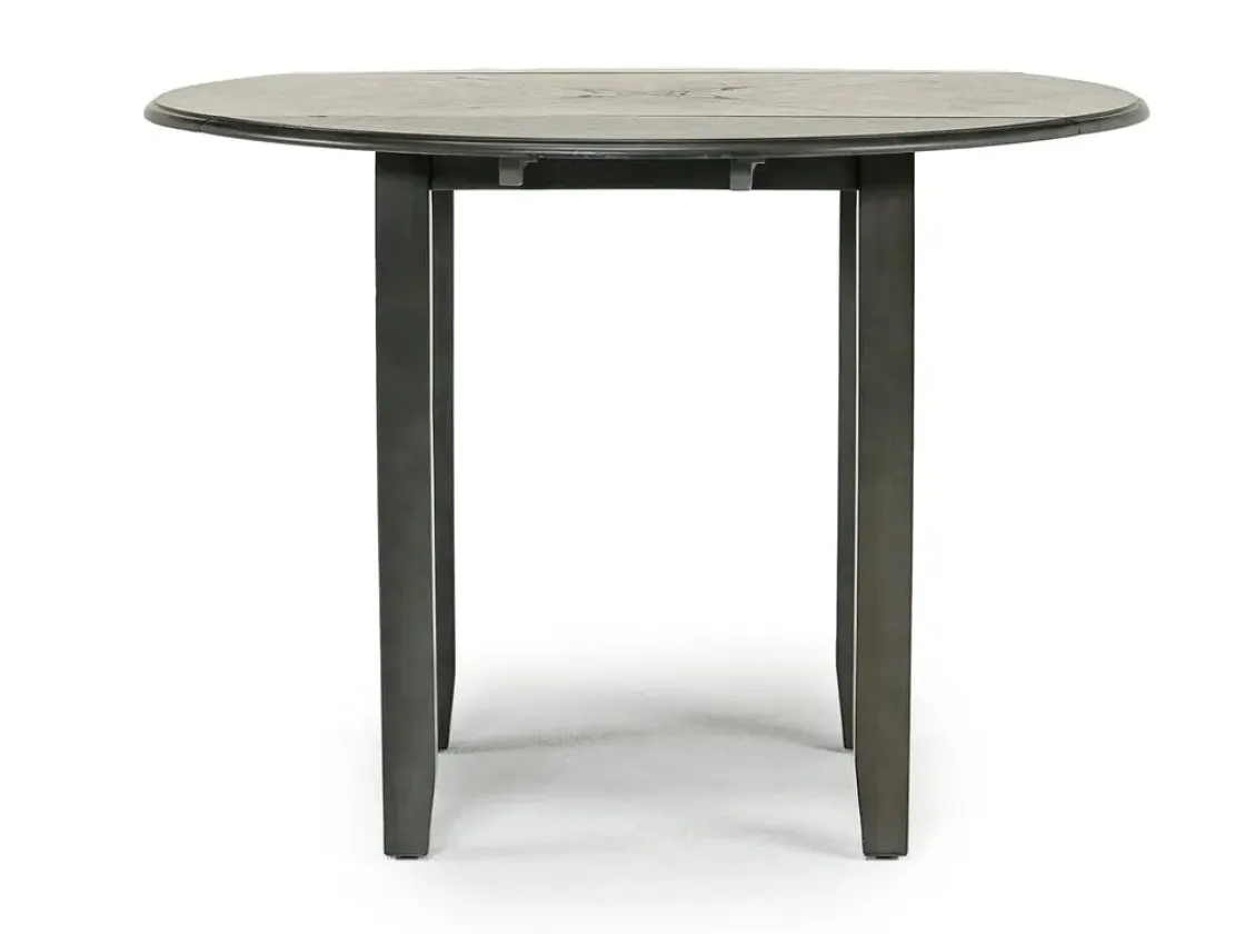 Mor Furniture Gia Extendable Round Dining Table & 2 Chairs In Dark Brown