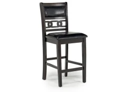 Mor Furniture Gia Round Counter Height Dining Table & 4 Stools In Gray