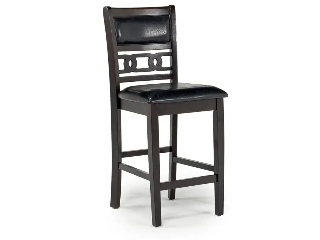 Mor Furniture Gia Round Counter Height Dining Table & 4 Stools In Gray