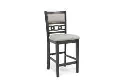 Mor Furniture Gia Round Counter Height Dining Table & 4 Stools In Gray