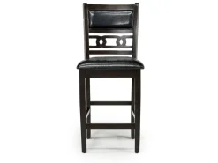 Mor Furniture Gia Round Counter Height Dining Table & 4 Stools In Gray