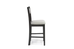 Mor Furniture Gia Round Counter Height Dining Table & 4 Stools In Gray