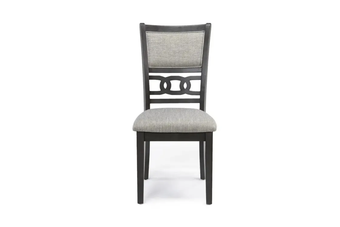 Mor Furniture Gia Round Dining Table & 4 Chairs In Dark Brown