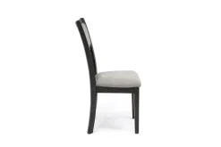 Mor Furniture Gia Round Dining Table & 4 Chairs In Dark Brown