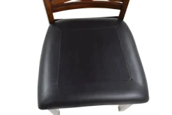 Mor Furniture Gia Round Dining Table & 4 Chairs In Dark Brown