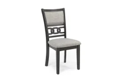 Mor Furniture Gia Round Dining Table & 4 Chairs In Dark Brown