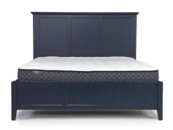 Mor Furniture Grace Panel Bed, Dresser, Mirror & Nightstand In Snowfall, Full
